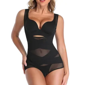 CrissCross Tummy Control Shaping Open Bust Bodysuit