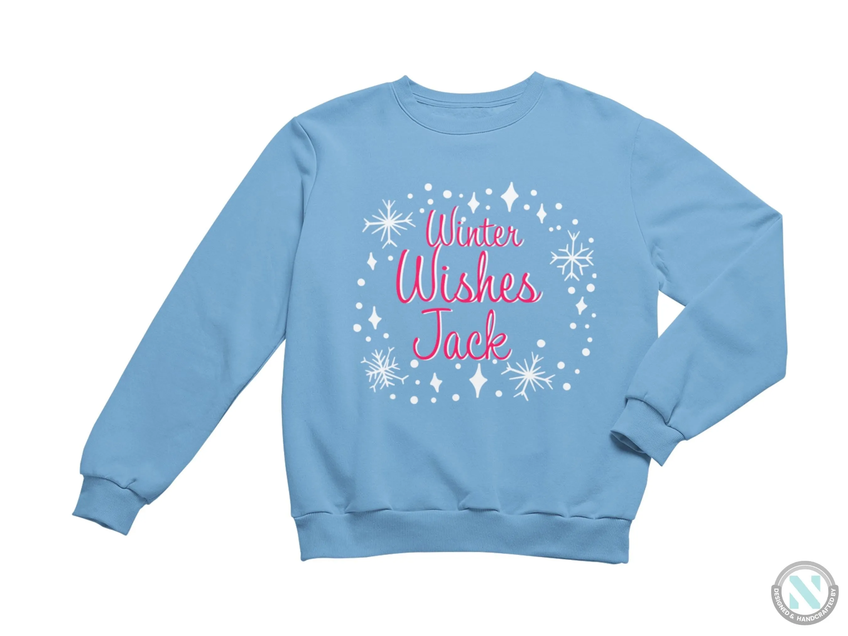 Custom Winter Wishes Christmas Sweatshirt Gift for Toddler Boys