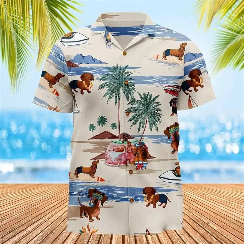 Dachshund Hawaiian Shirt