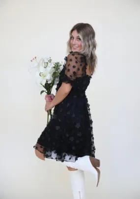 Daisy Doll Dress in Black