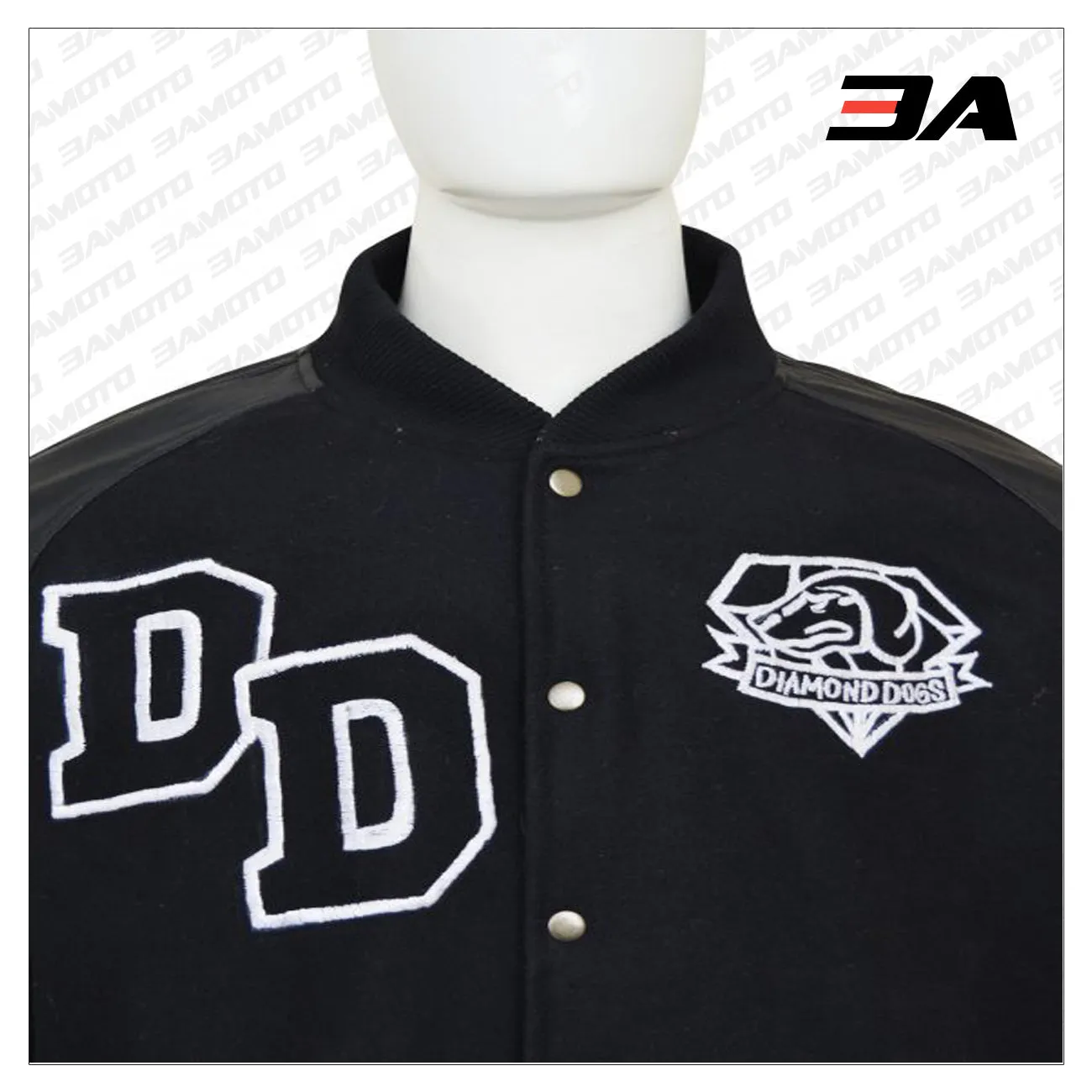 Diamond Dogs Big Boss Black Varsity Jacket