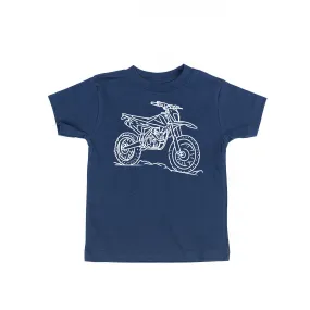 DIRT BIKE - Minimalist Design - Short Sleeve Child Shirt