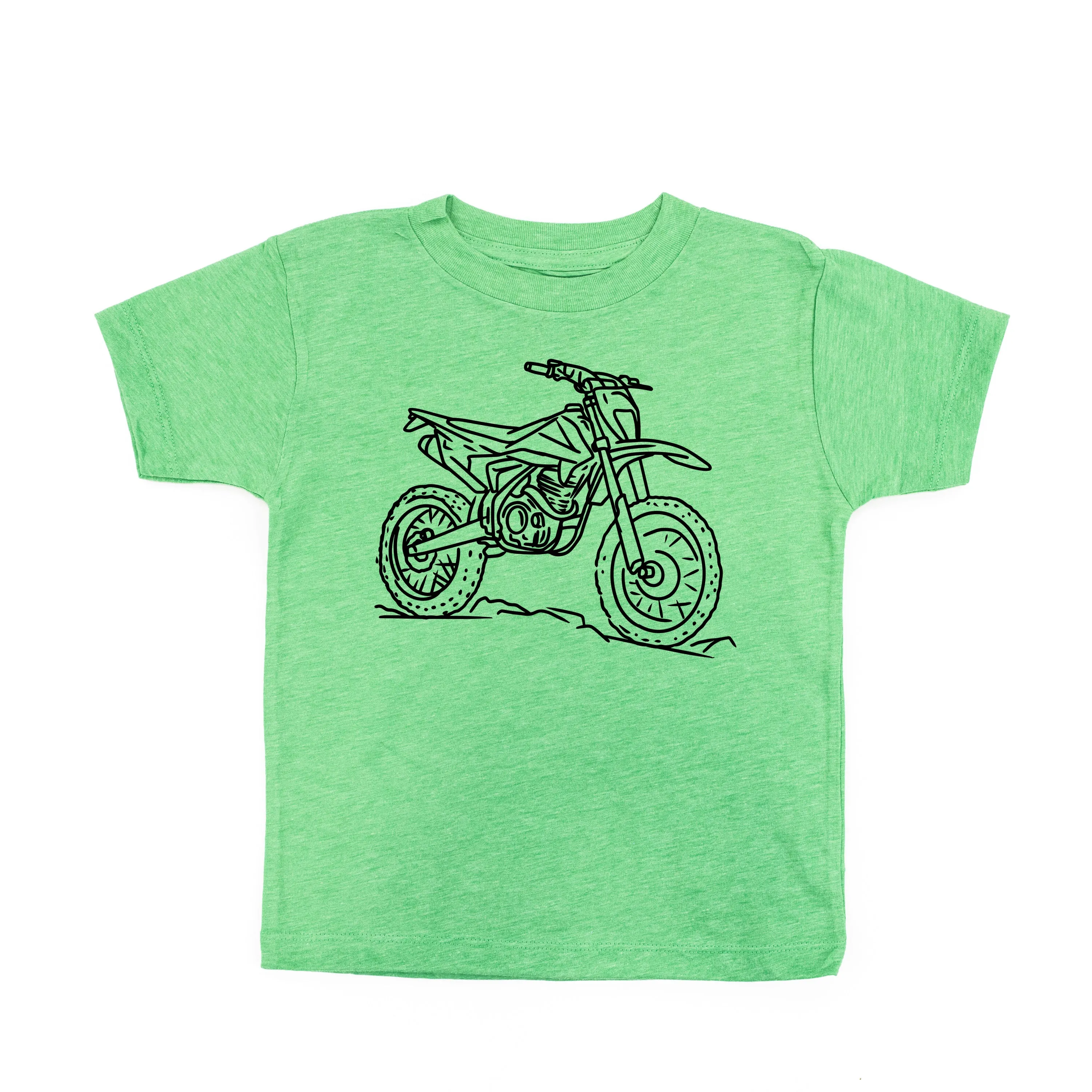 DIRT BIKE - Minimalist Design - Short Sleeve Child Shirt