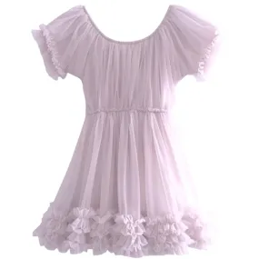 Dolly by Le Petit Frilly Dress Lavender