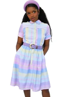 Doris Pastel Striped | DRESS*