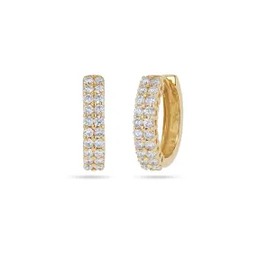 Double Diamond Hoops