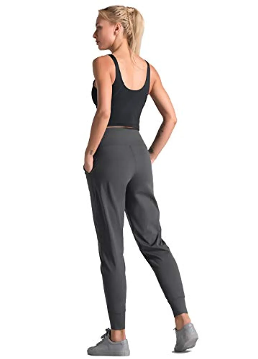 Dragon Fit Joggers for Women with Pockets,High Waist Workout Yoga Tapered Sweatpants Women's Lounge Pants