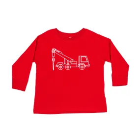 DRILLING TRUCK - Minimalist Design - Long Sleeve Child Shirt