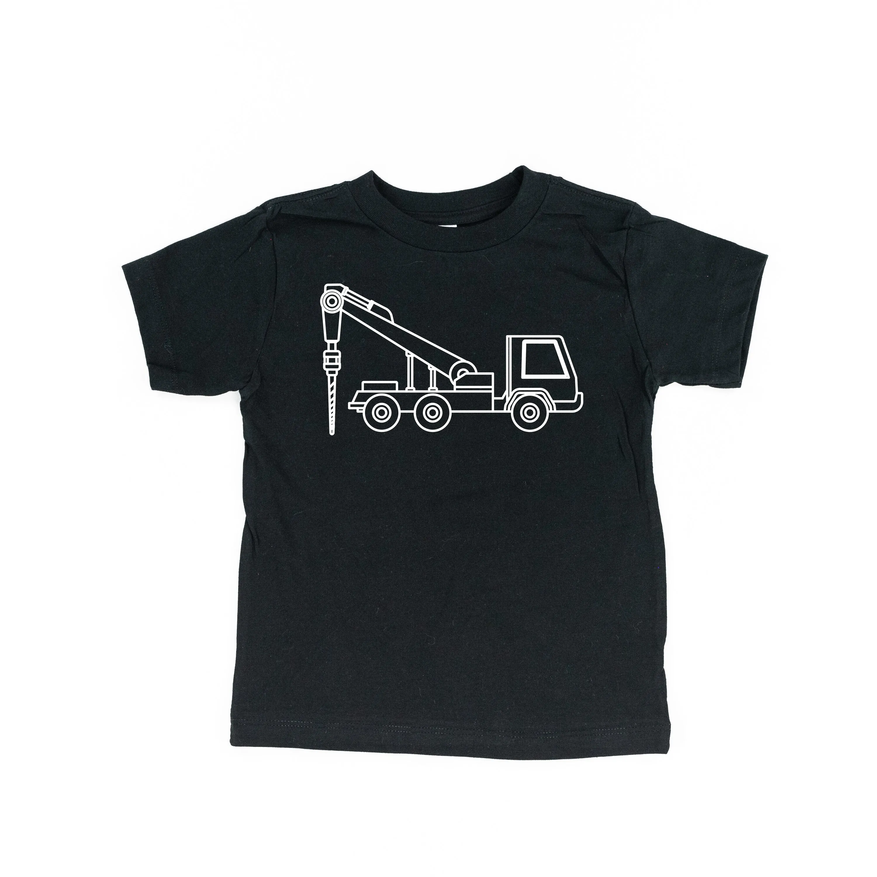 DRILLING TRUCK - Minimalist Design - Short Sleeve Child Shirt