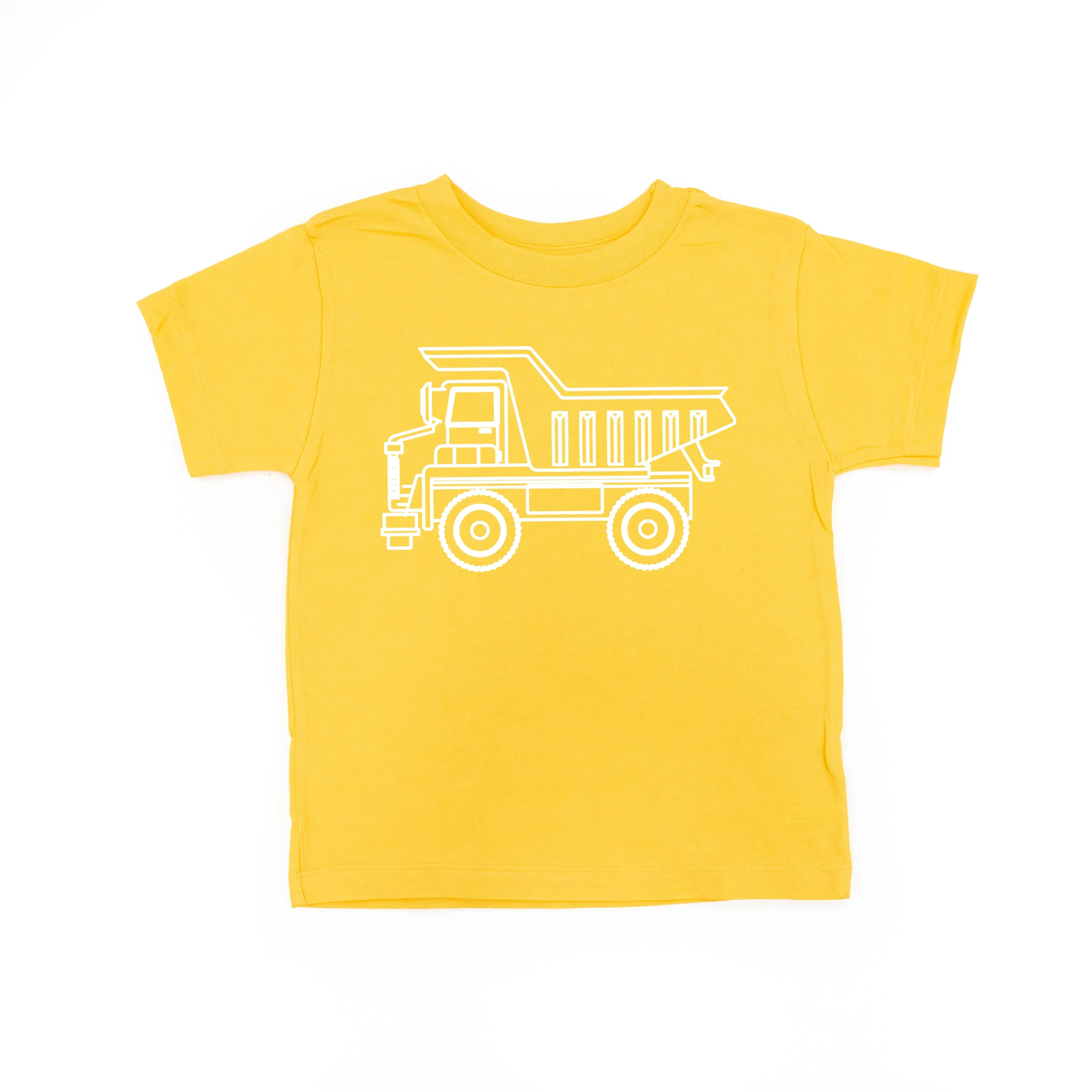 DUMP TRUCK - Minimalist Design - Short Sleeve Child Shirt