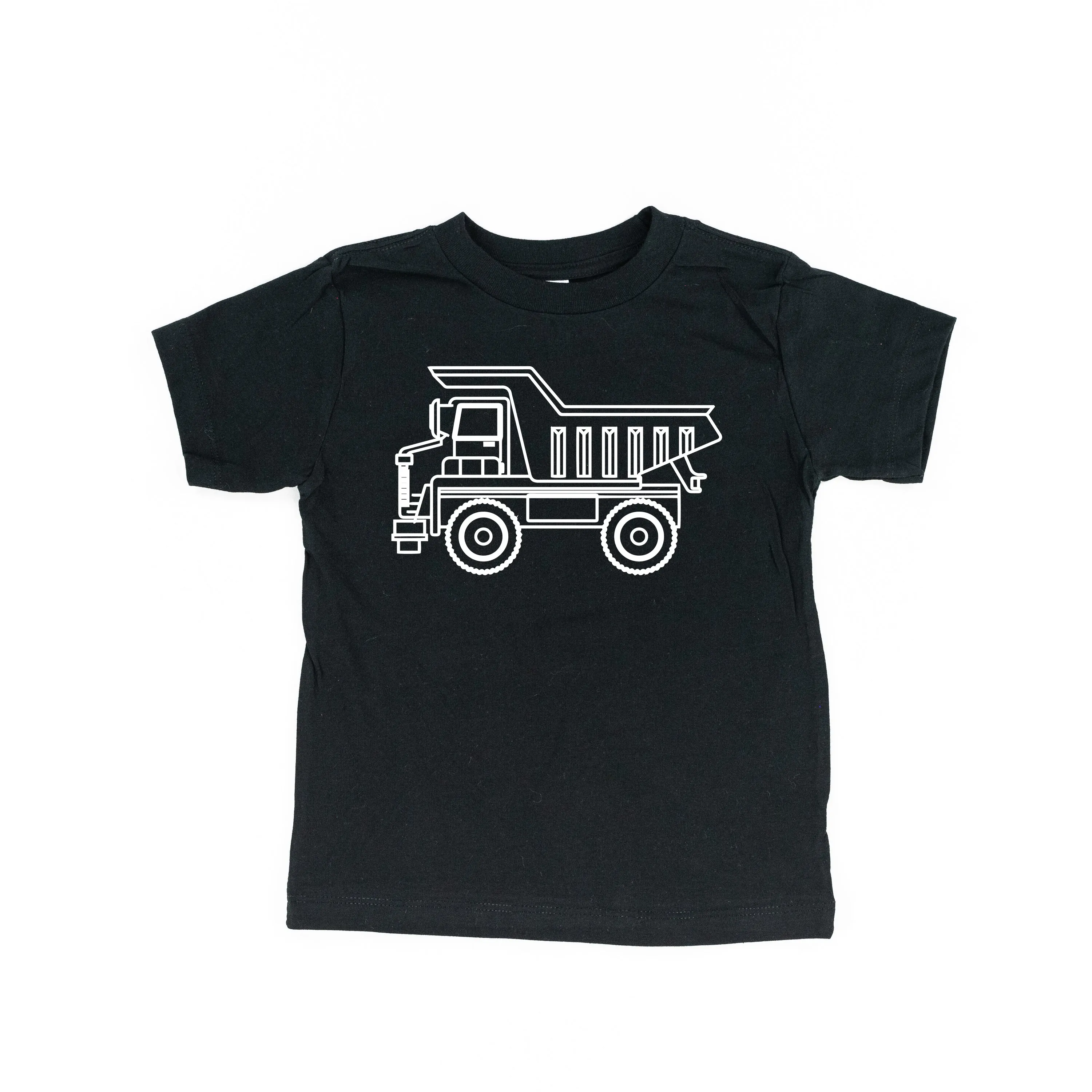 DUMP TRUCK - Minimalist Design - Short Sleeve Child Shirt