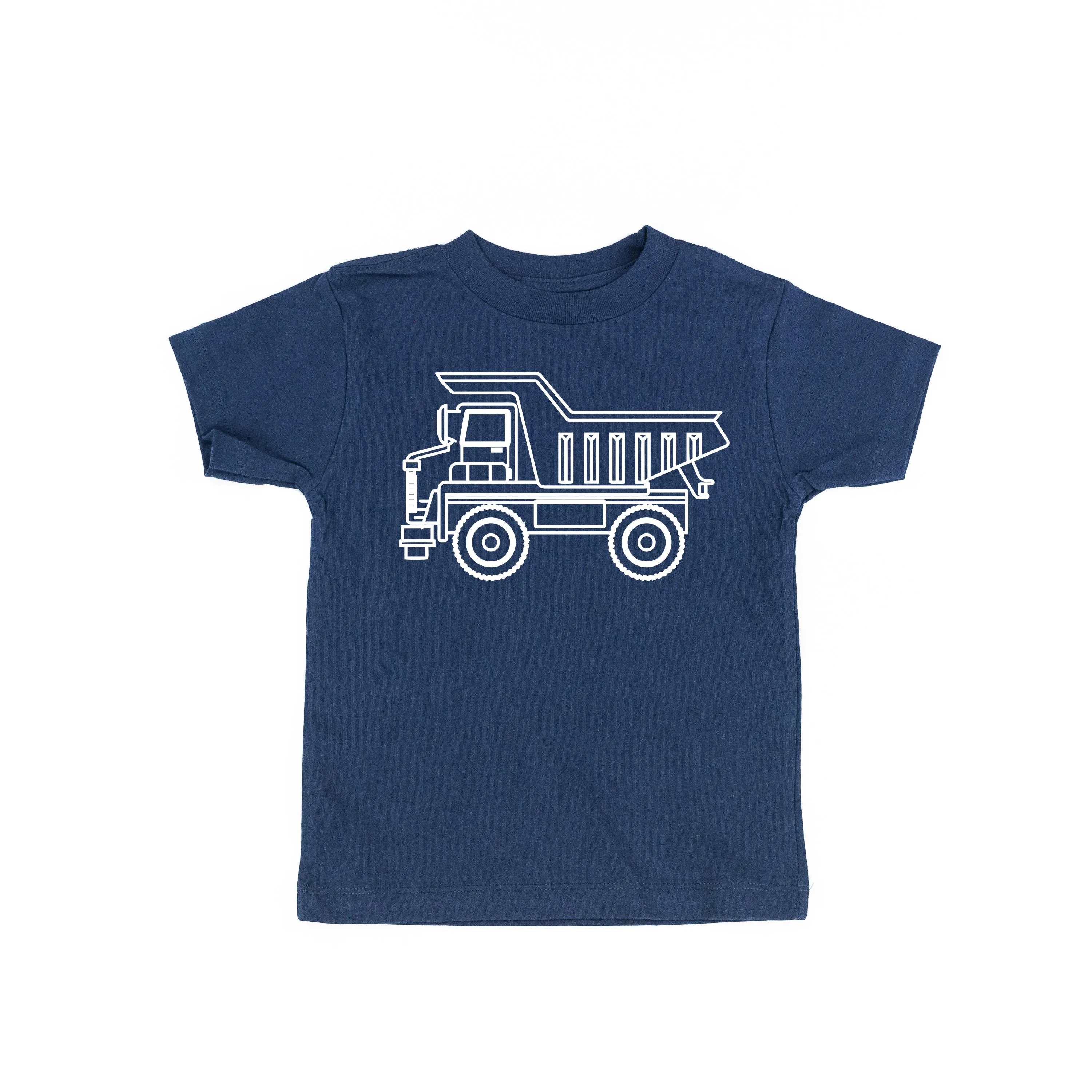 DUMP TRUCK - Minimalist Design - Short Sleeve Child Shirt