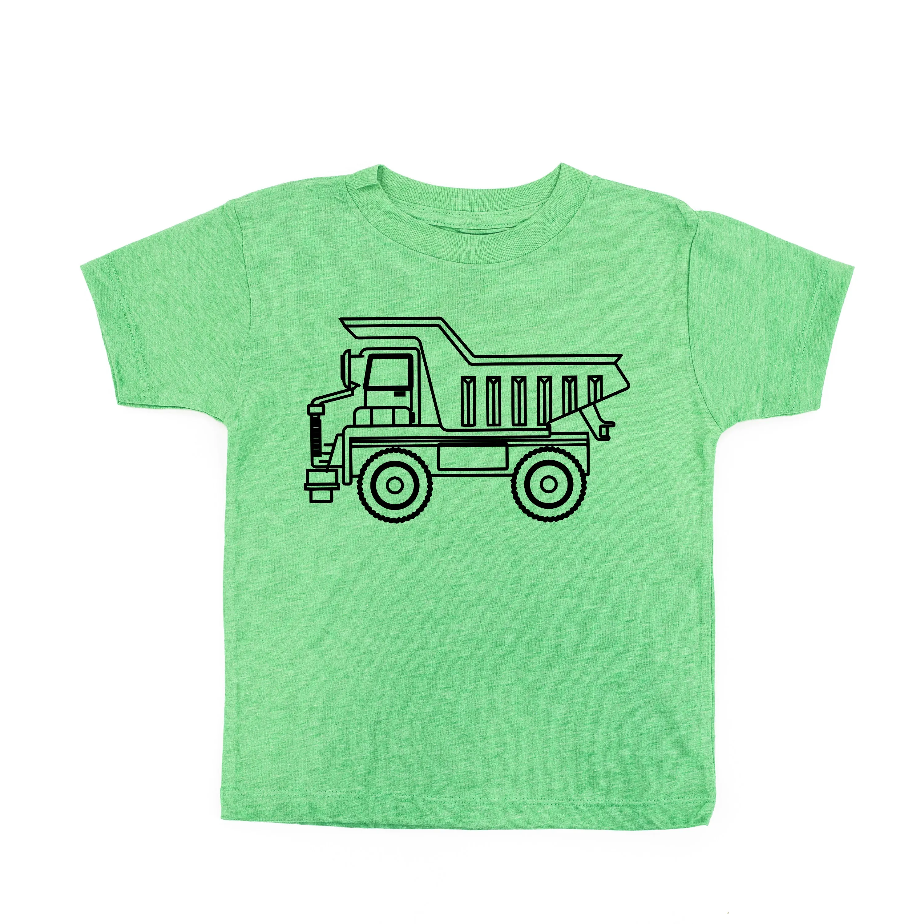 DUMP TRUCK - Minimalist Design - Short Sleeve Child Shirt