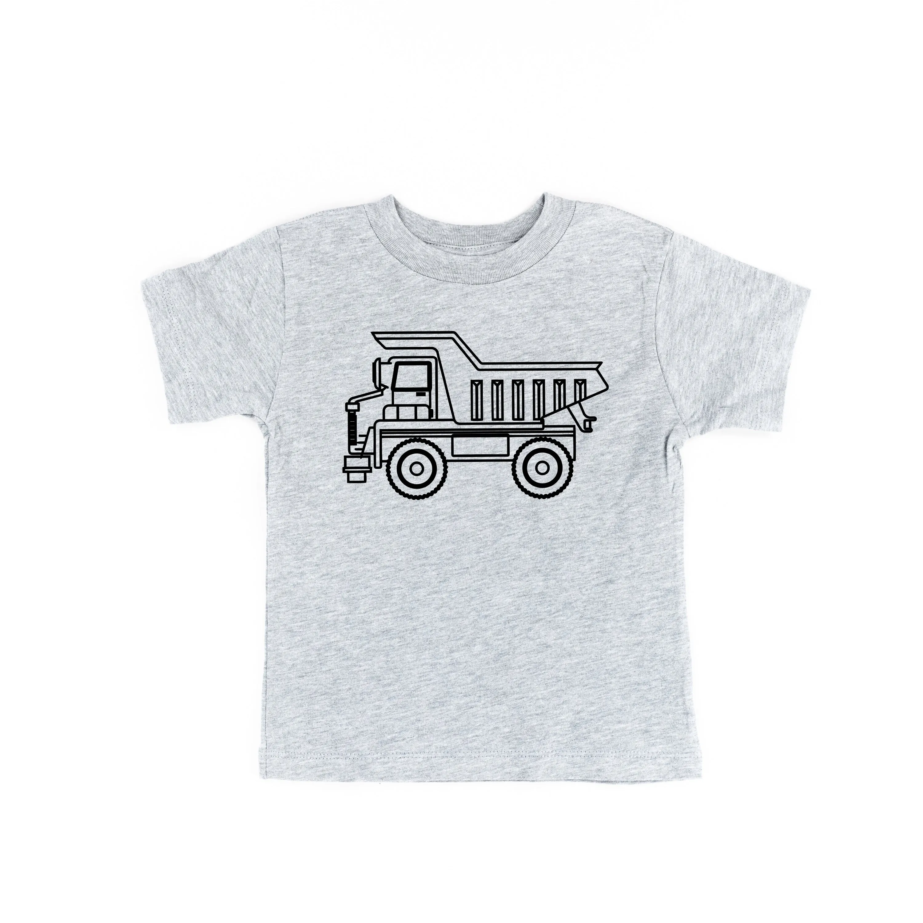 DUMP TRUCK - Minimalist Design - Short Sleeve Child Shirt