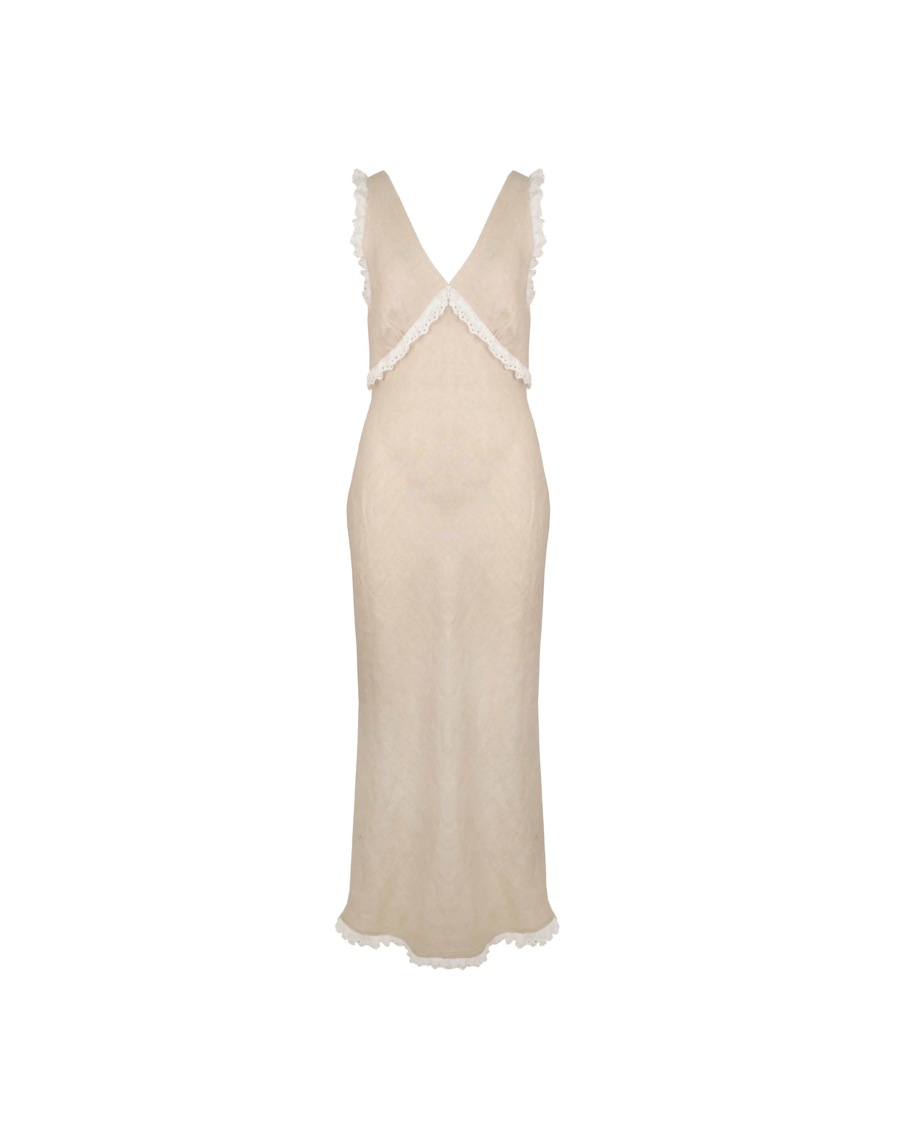 ESME LINEN SLIP DRESS NATURAL