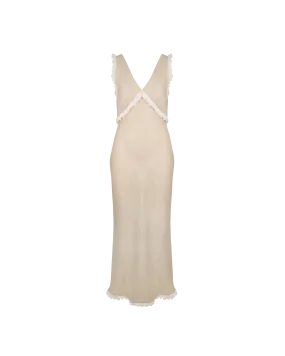 ESME LINEN SLIP DRESS NATURAL