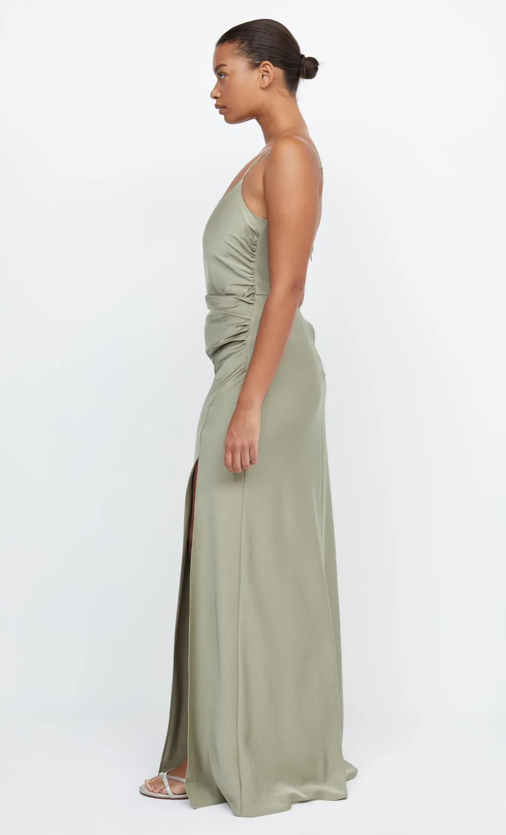 ETERNITY SCOOP MAXI DRESS - SAGE