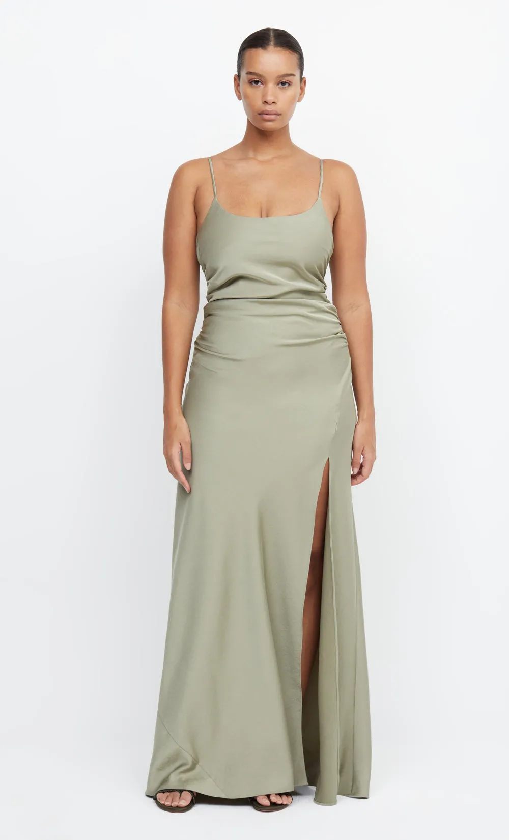 ETERNITY SCOOP MAXI DRESS - SAGE