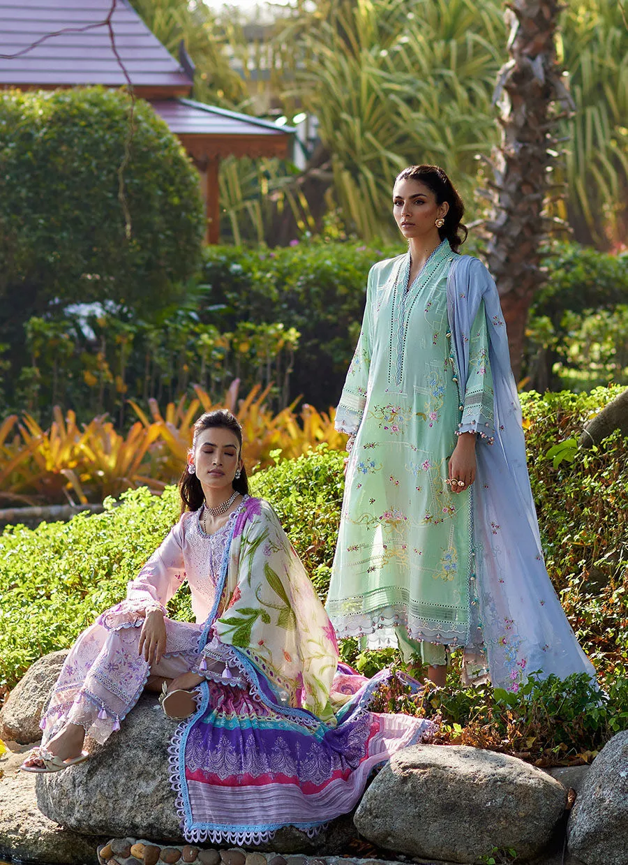 Farah Talib Aziz Suay Luxury Lawn Collection – Misora Mint