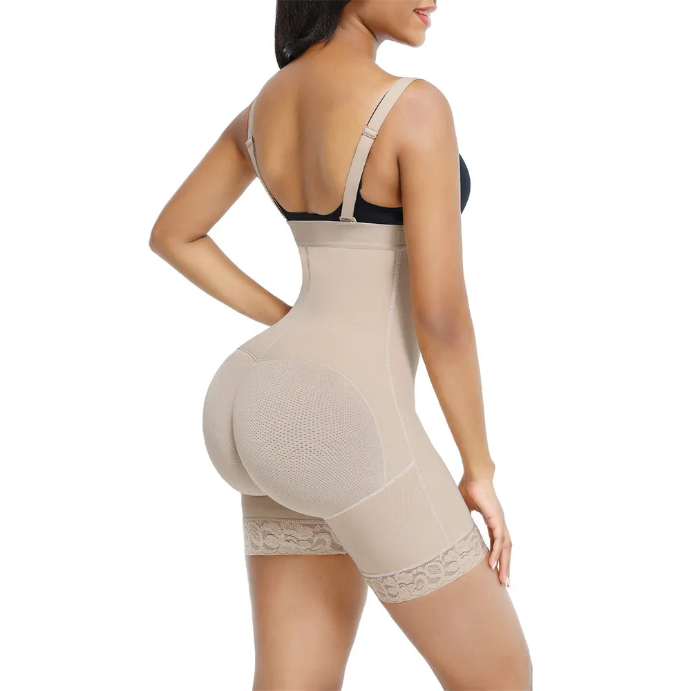 Firm Open Bust Shapewear Bodysuit