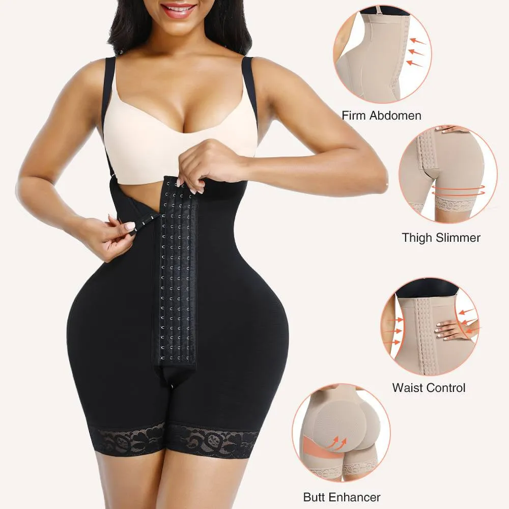 Firm Open Bust Shapewear Bodysuit