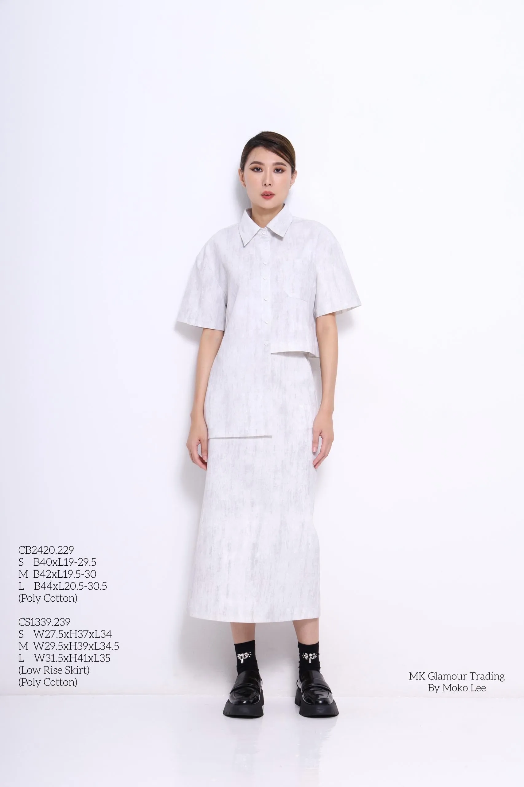 Fiya Asymmetrical Collared Shirt