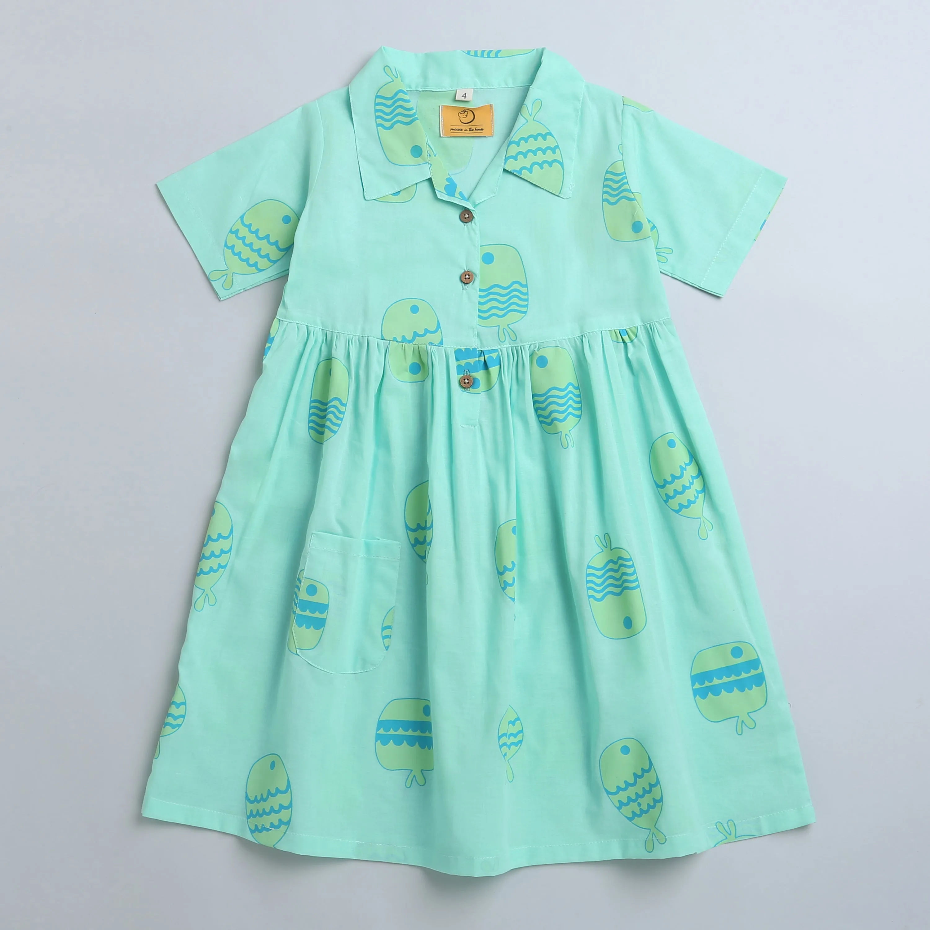 FLOATER THE FISH - COTTON DRESS