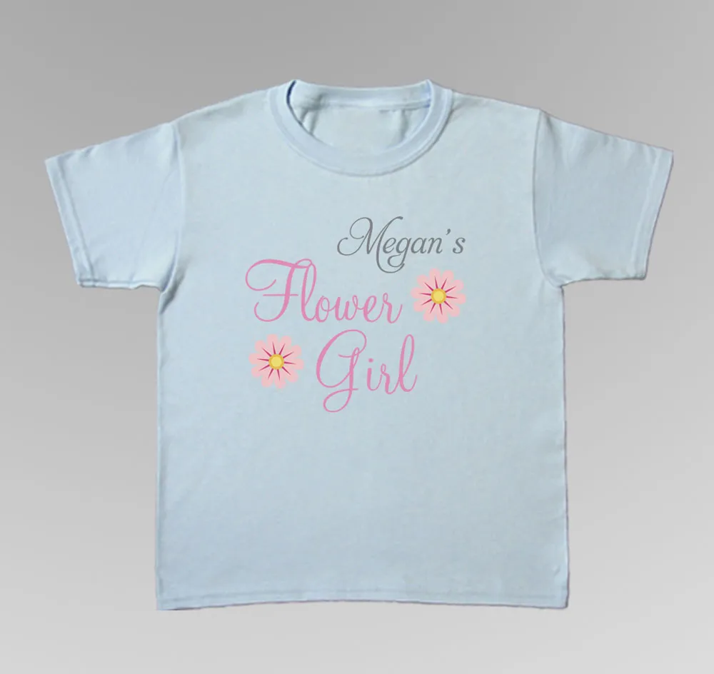 Flower Girl Tee - Personalized