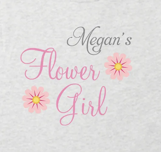 Flower Girl Tee - Personalized