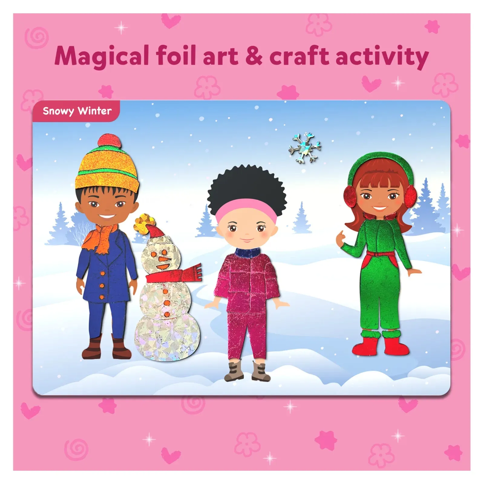 Foil Fun: Whimsical Wonderland Combo | No Mess Art Kit (ages 4-9)