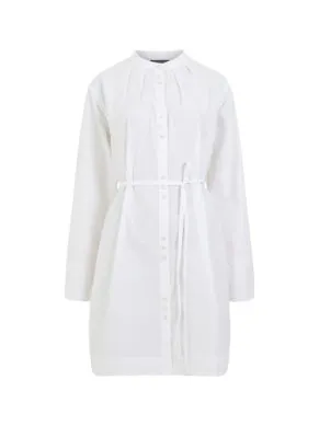 French Connection Alissa Shirt Dress-Linen White-71RZJ