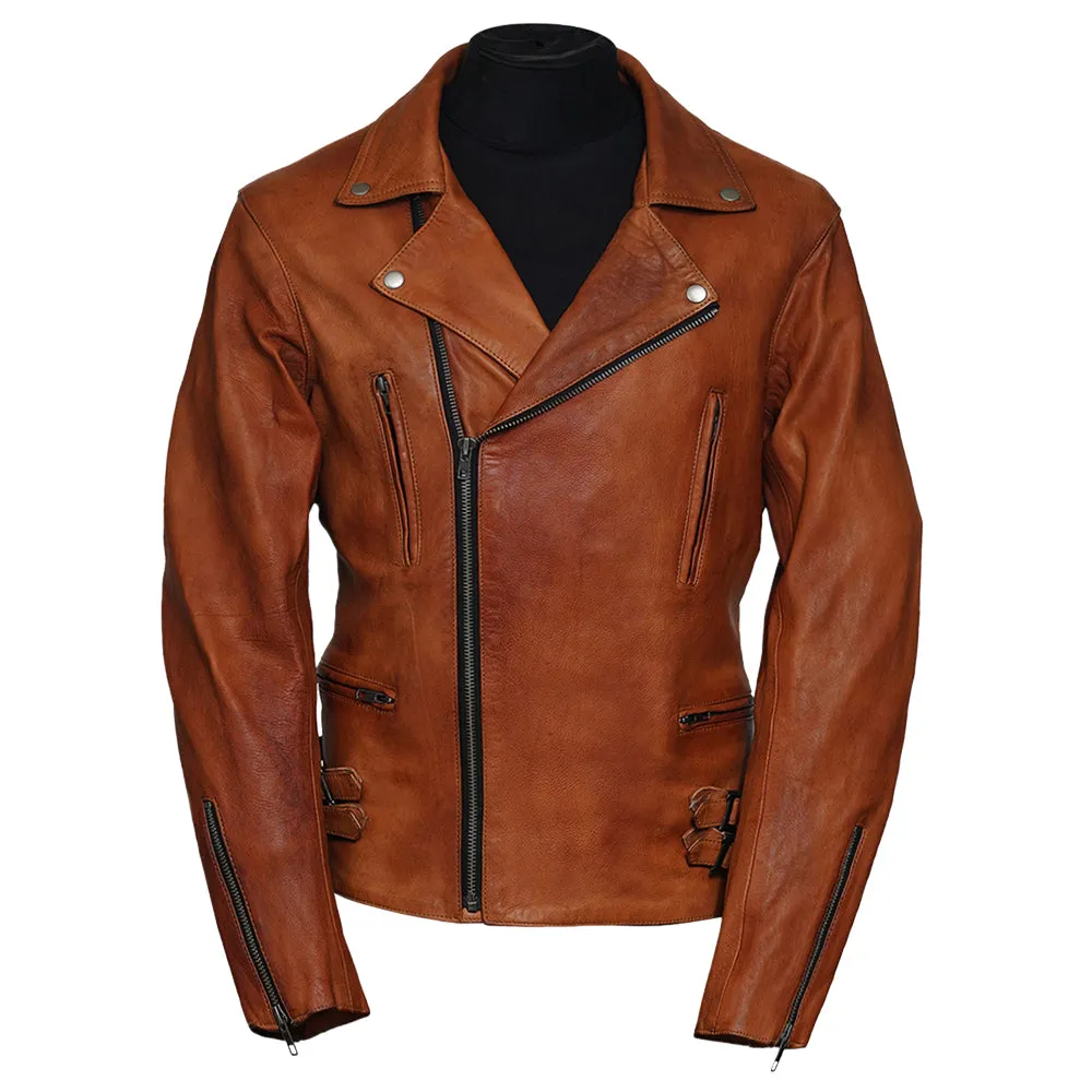 Frisco Motorcycle Easy Rider Green Leather Jacket