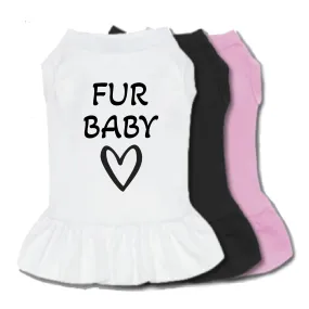 Fur Baby w/ Heart Pet Dress