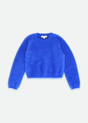 Fuzzy Jumper Electric Blue