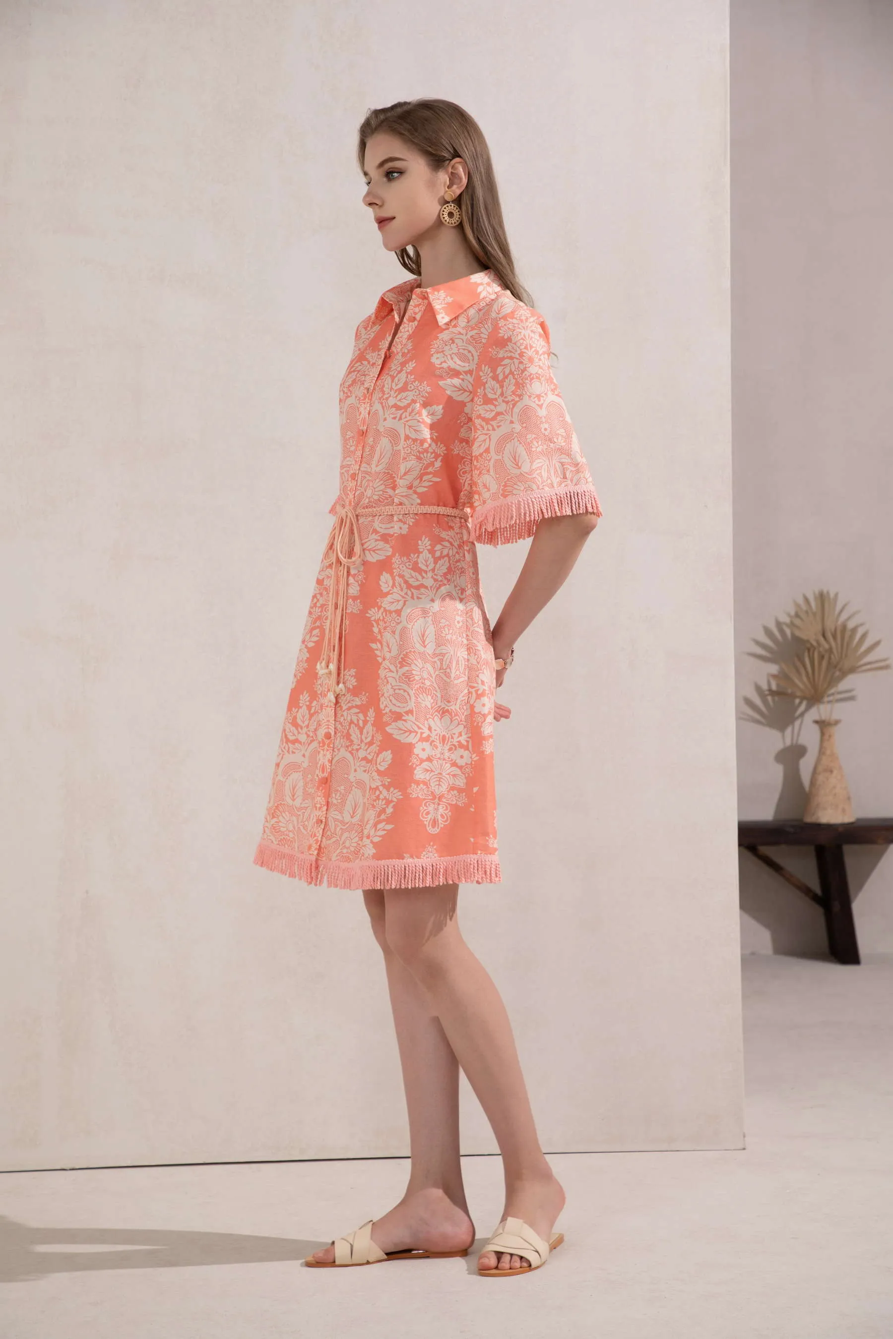 GDS Bettina Dress  | Coral