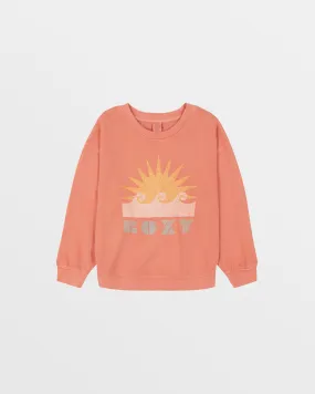 Girls 2-7 Morning Hike Oversized Crew