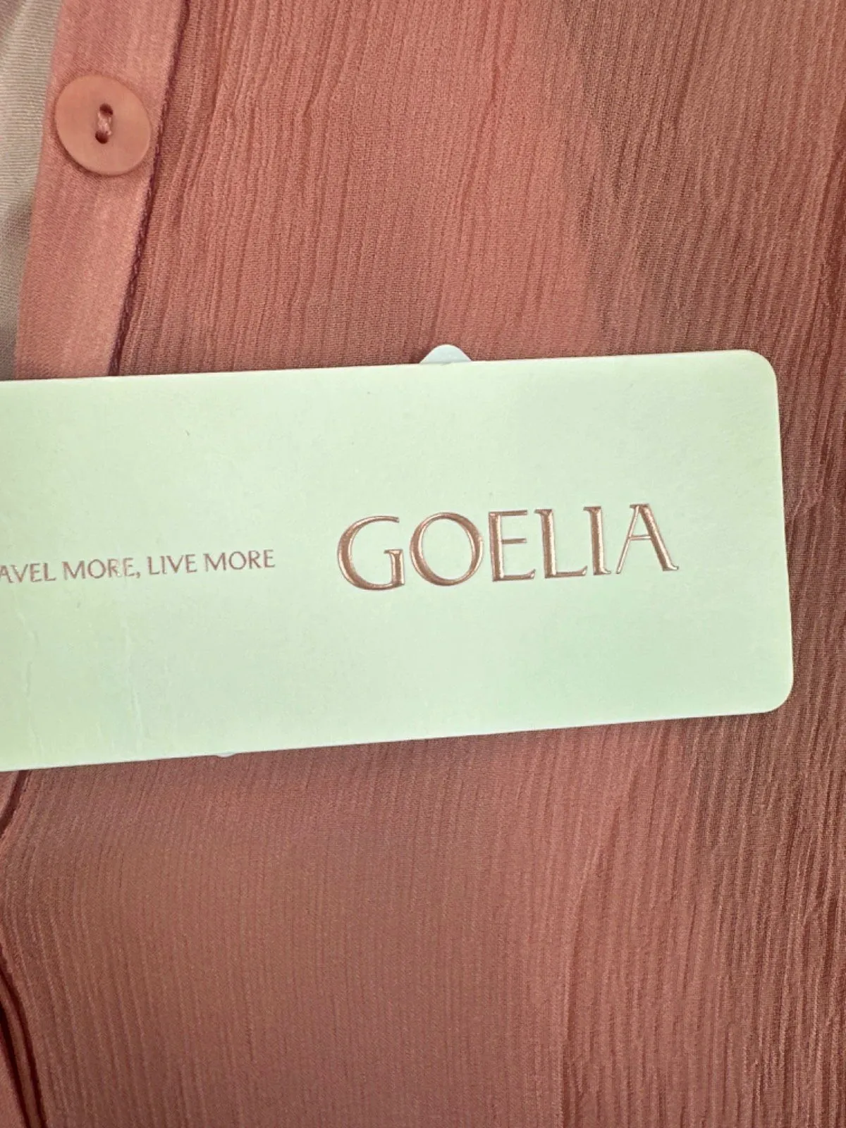 Goelia Dusty Pink Slip Dress XS