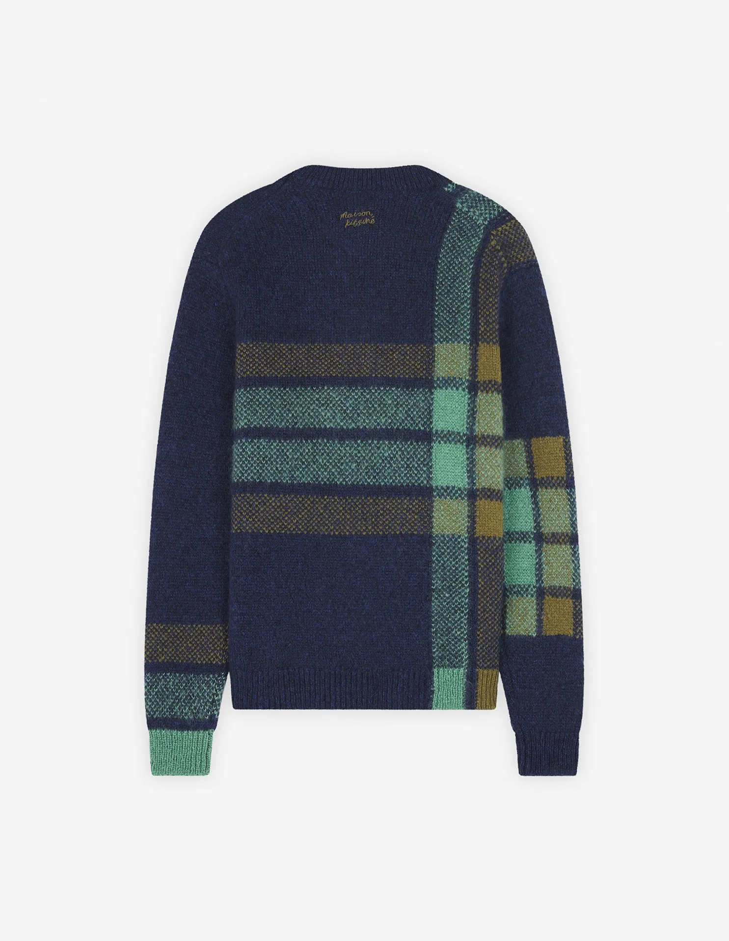 GRAPHIC CHECK INTARSIA JUMPER