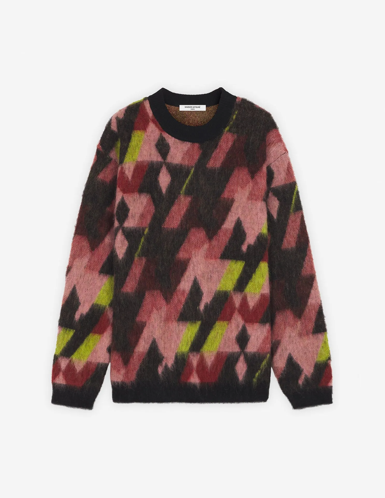 GRAPHIC MOHAIR JACQUARD JUMPER