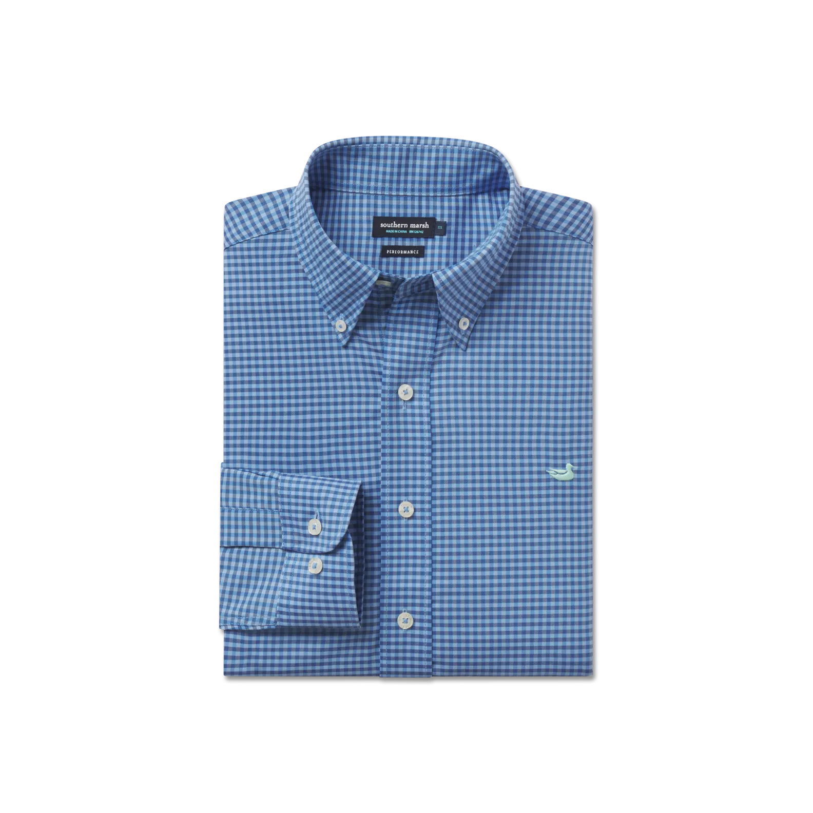 Greene Performance Check Dress Shirt