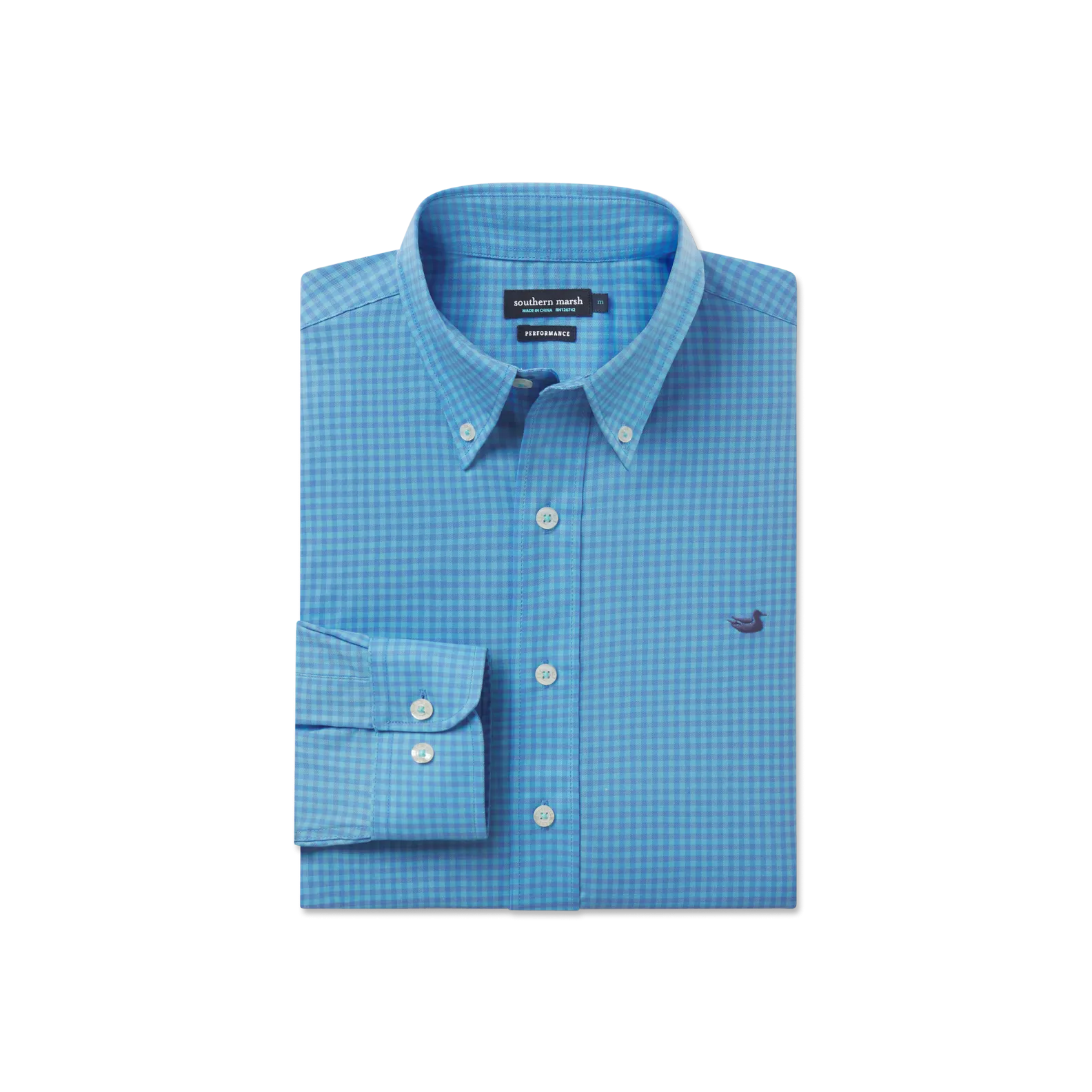 Greene Performance Check Dress Shirt