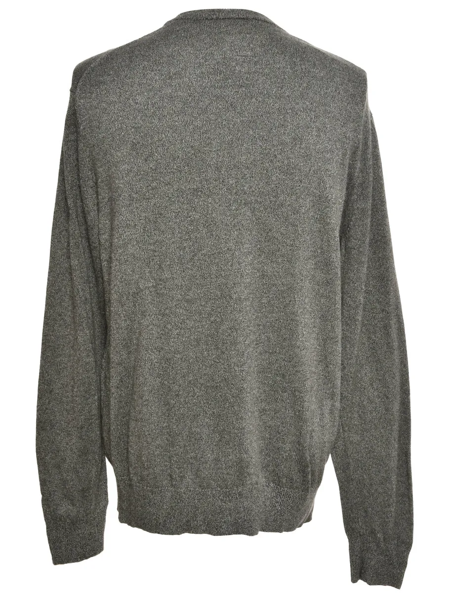 Grey St John's Bay Long Sleeved Jumper - M