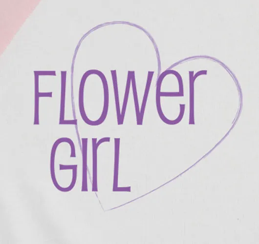 Heart Flower Girl Tee