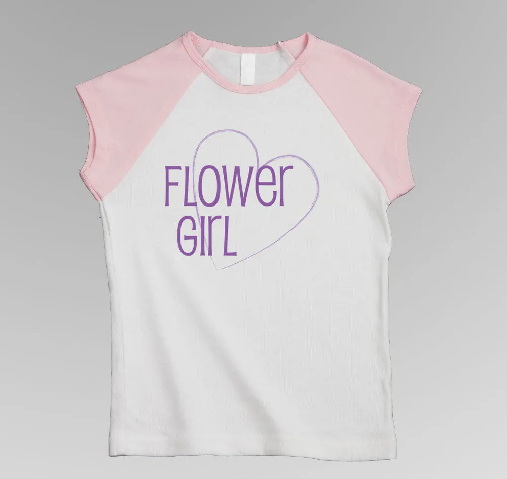 Heart Flower Girl Tee