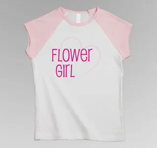 Heart Flower Girl Tee