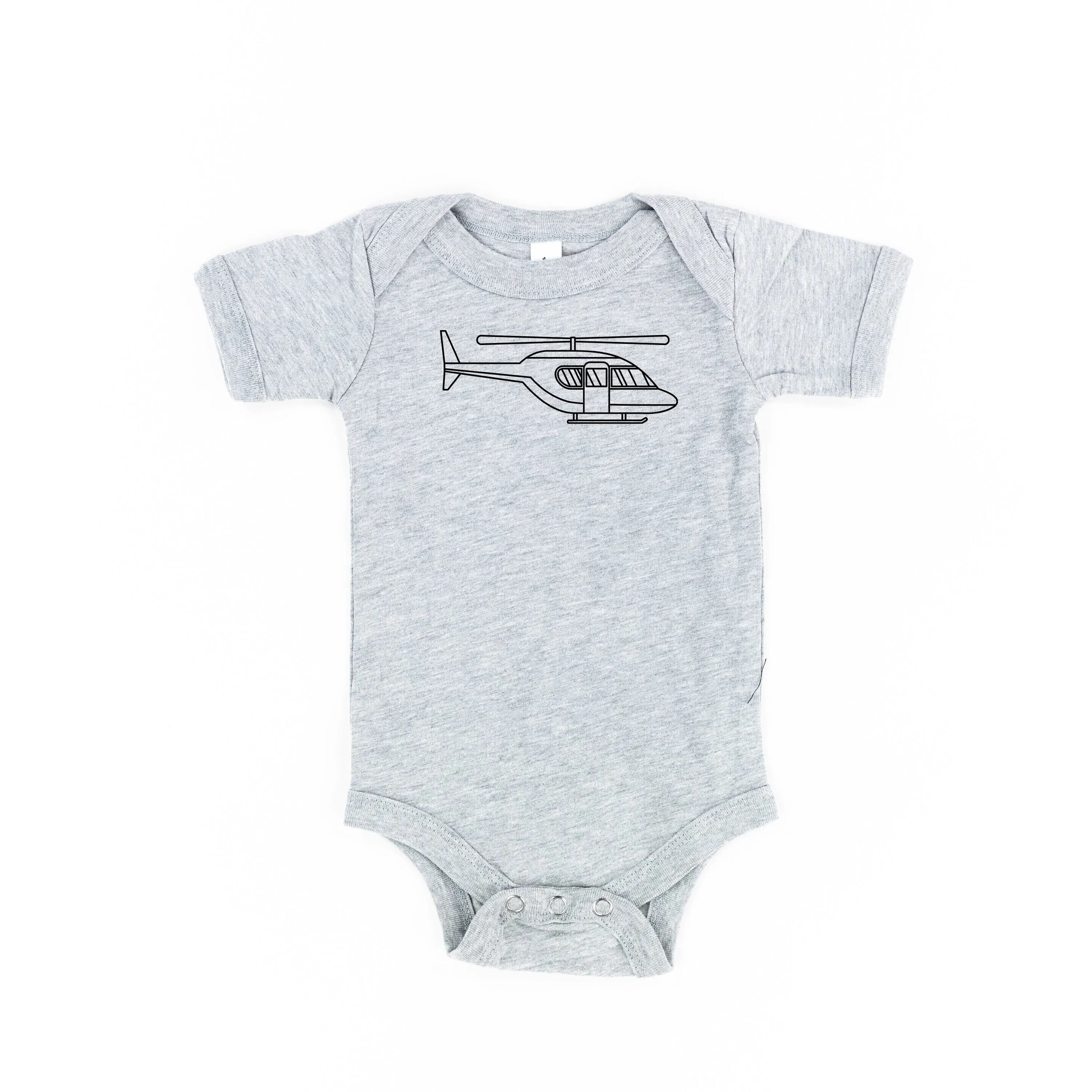 HELICOPTER - Minimalist Design - Short Sleeve Child Shirt