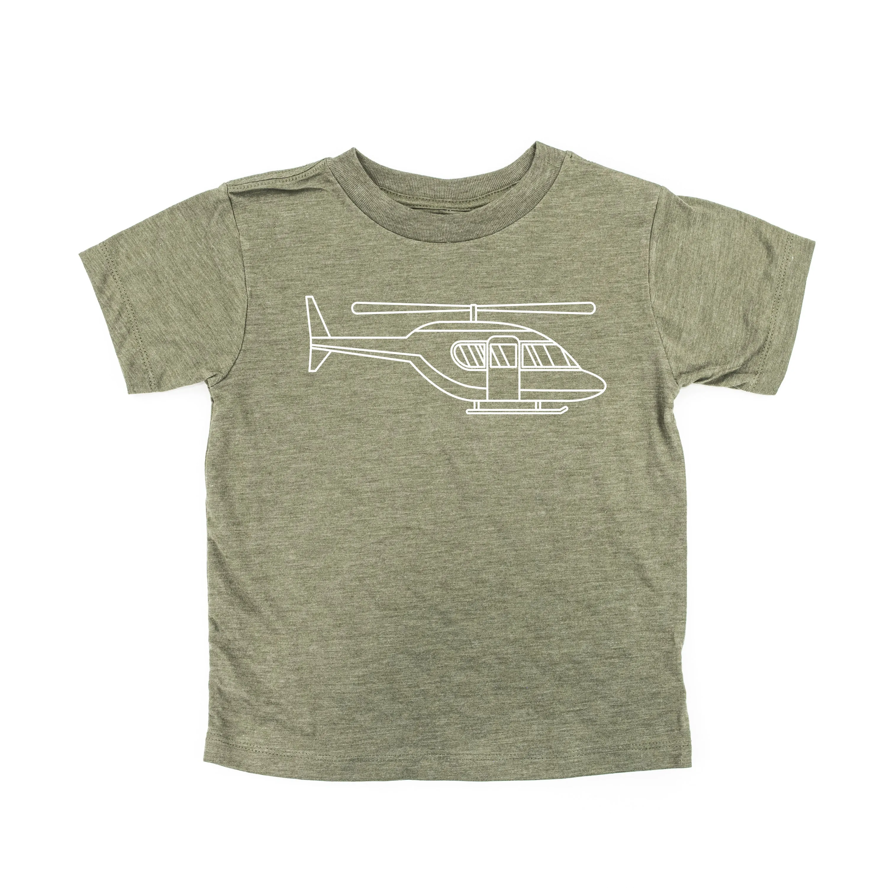 HELICOPTER - Minimalist Design - Short Sleeve Child Shirt