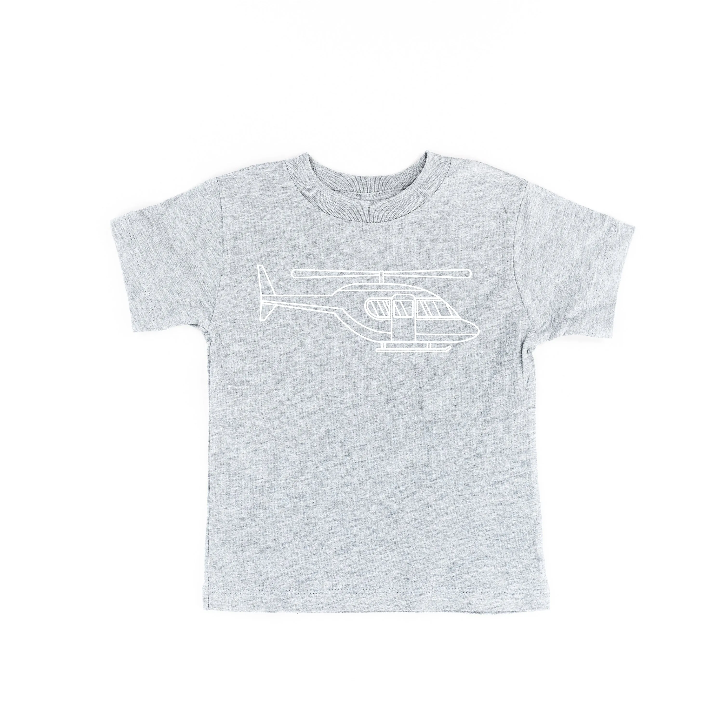 HELICOPTER - Minimalist Design - Short Sleeve Child Shirt