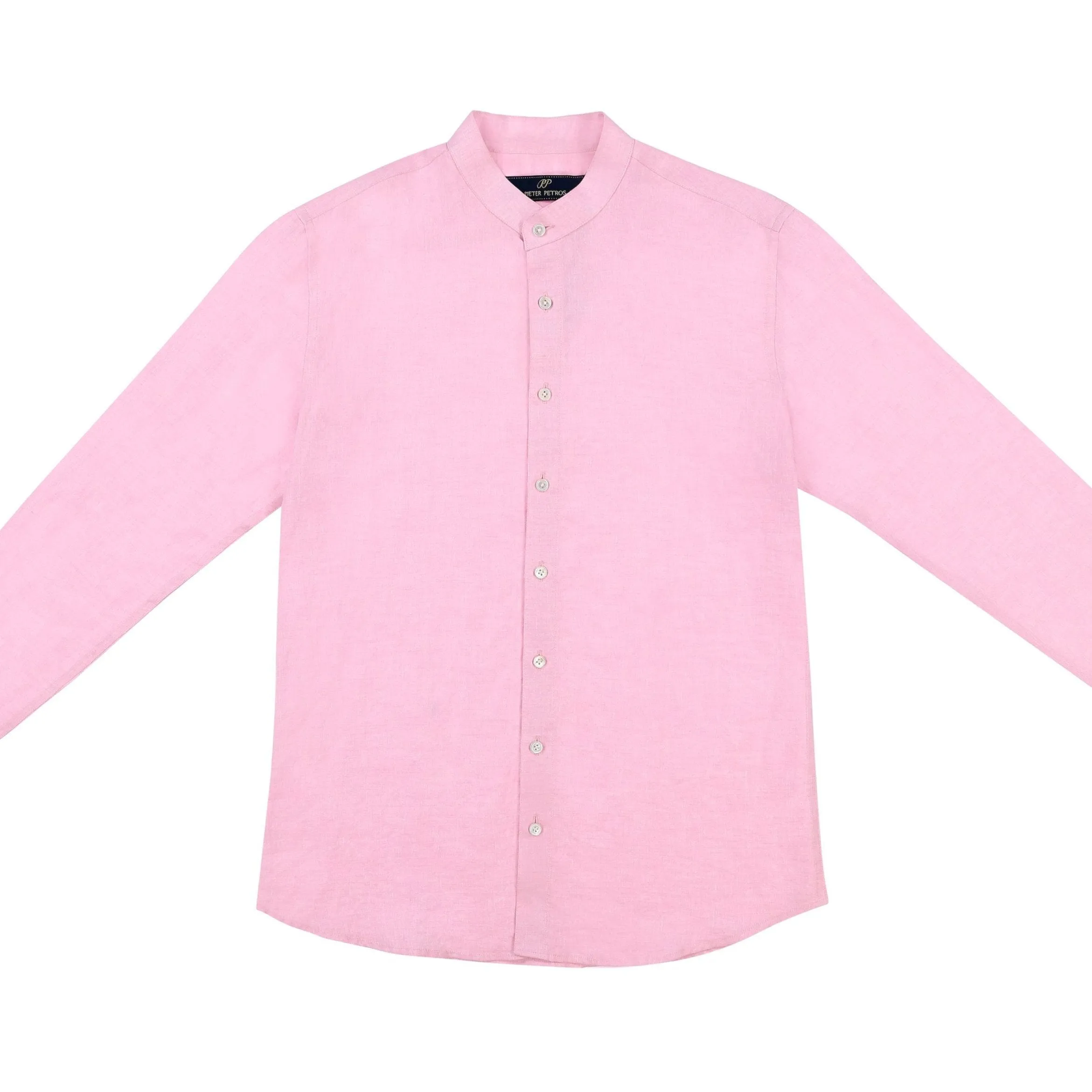 HER Male Linen Shirt - Pink