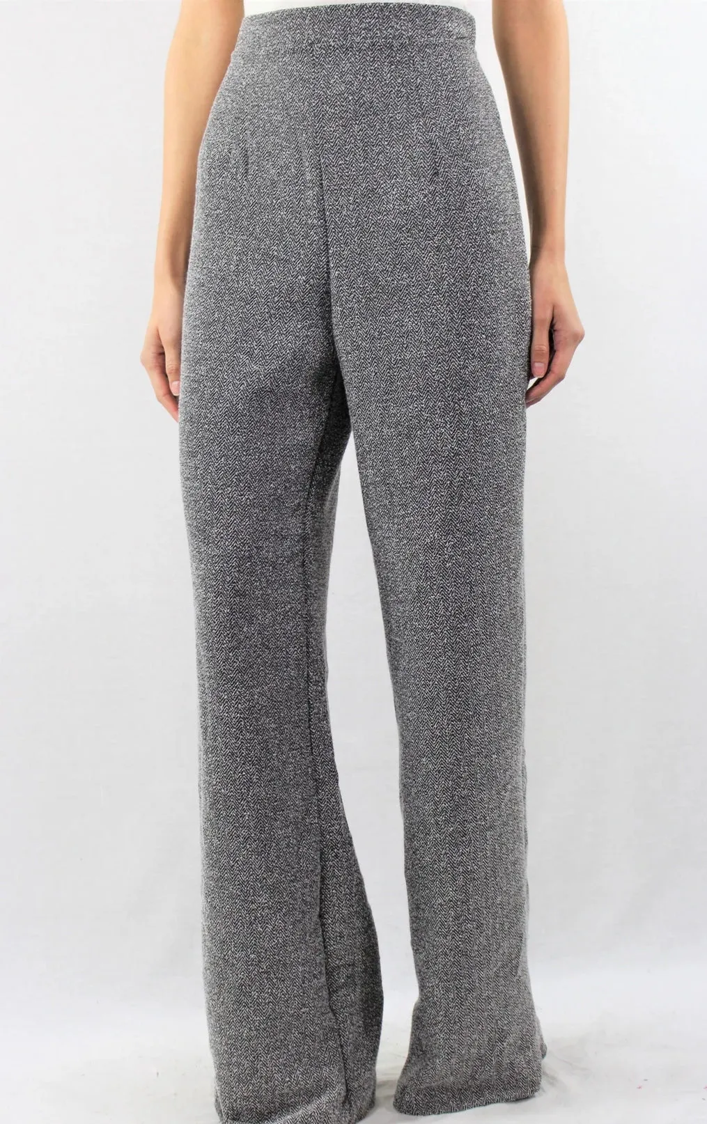 High Waist Bell Foot Pants